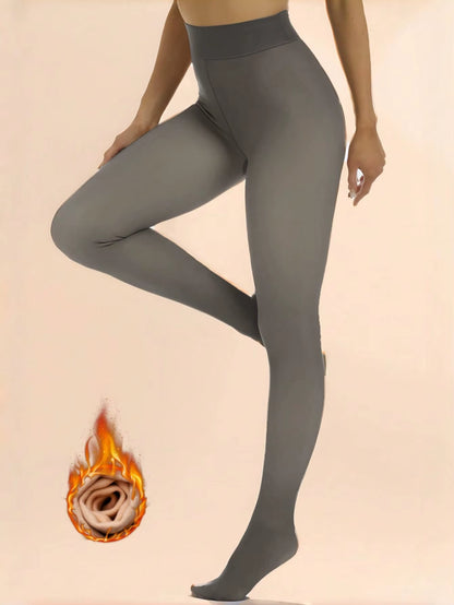 Thermal-Sheer™ 300g: Advanced Fleece-Lined Translucent Tights