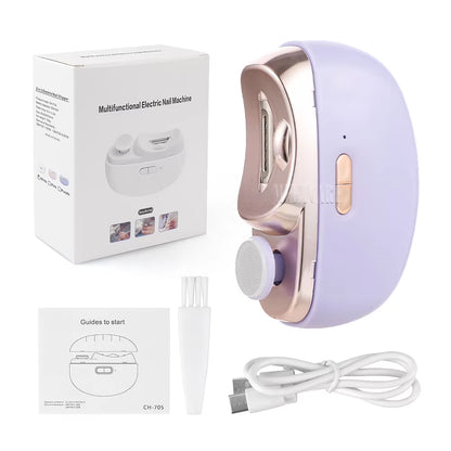 Pro-Precision 2-in-1: Wireless Dual-Action Nail Sculptor