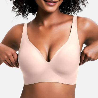 Jelly-Support Essence: Seamless Wireless Contour Bralette