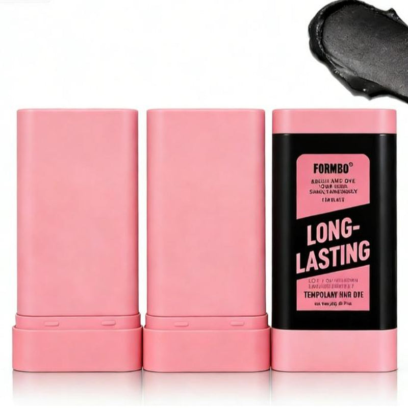 Dual-Application Instant Hair Concealer Stick – White Hair Coverage, Waterproof Formula, Comb Applicator