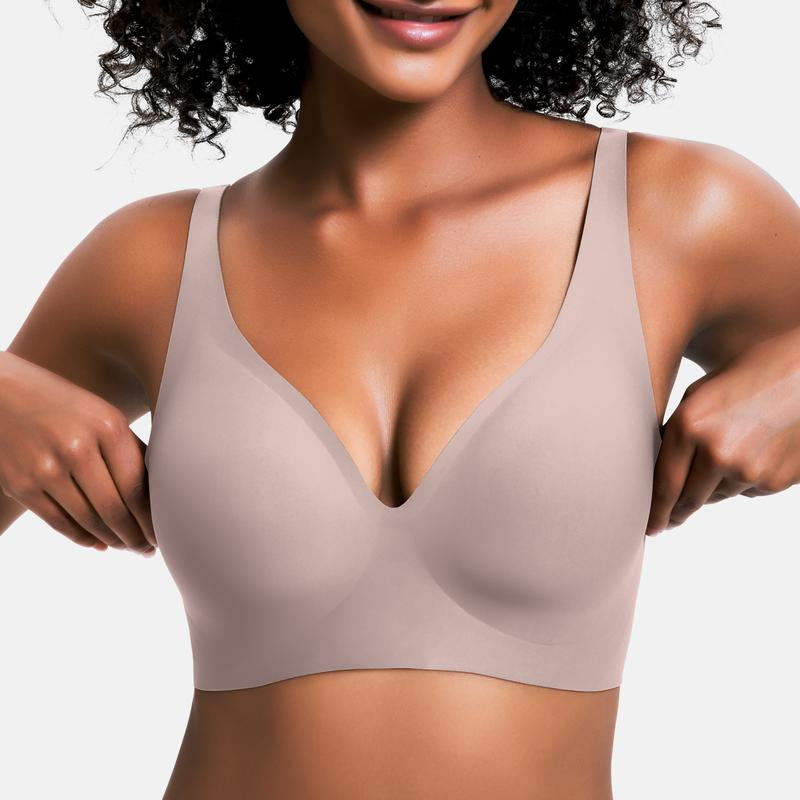 Jelly-Support Essence: Seamless Wireless Contour Bralette