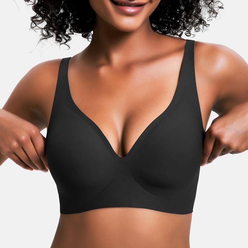 Jelly-Support Essence: Seamless Wireless Contour Bralette