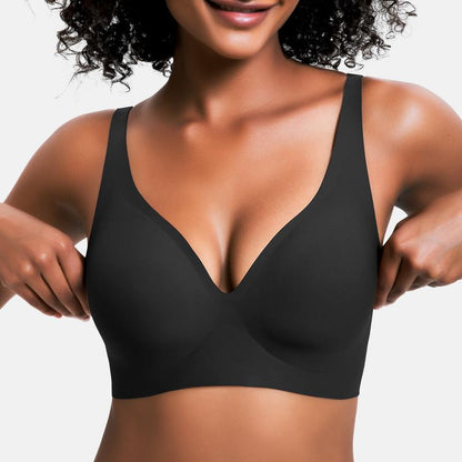 Jelly-Support Essence: Seamless Wireless Contour Bralette
