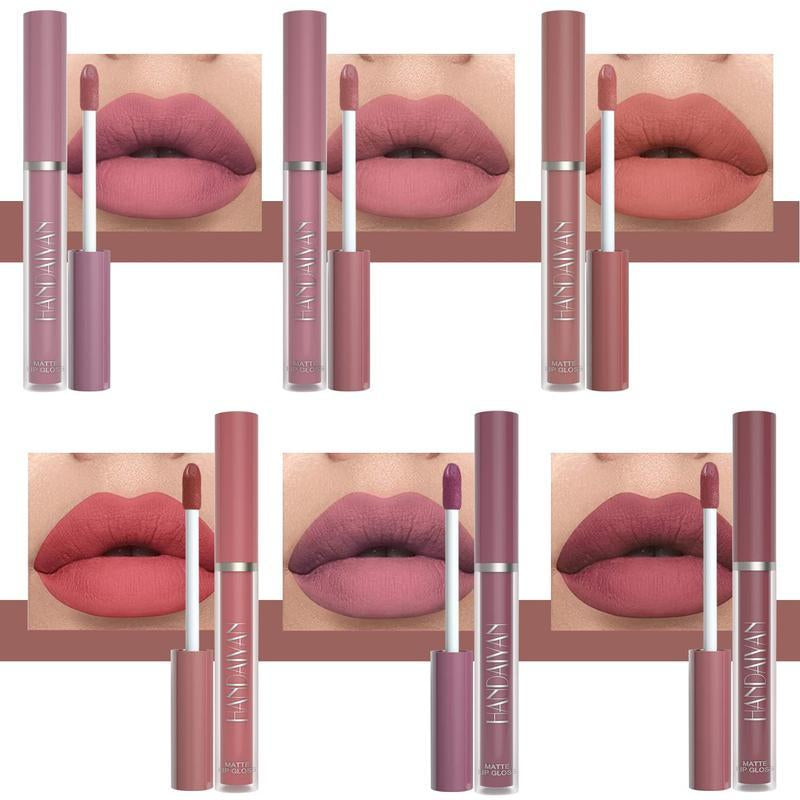 Deluxe 12 Counts Liquid Lipstick Set: Matte Finish, Long-Lasting & Waterproof Nude Lip Stain Kit for Women