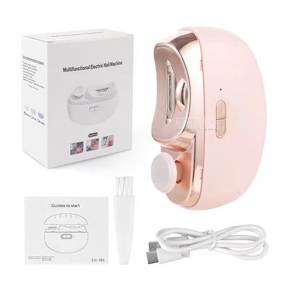 Pro-Precision 2-in-1: Wireless Dual-Action Nail Sculptor